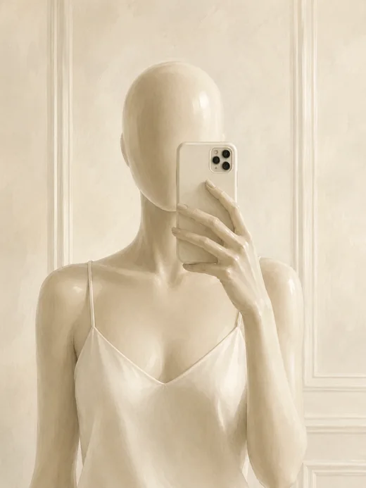 Selfie du client